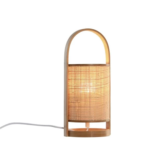 Lámpa asztali, fogantyúval 14x14x32 cm