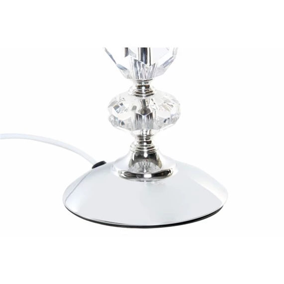 Lámpa asztali, krómozott 22x22x45 cm 2 féle