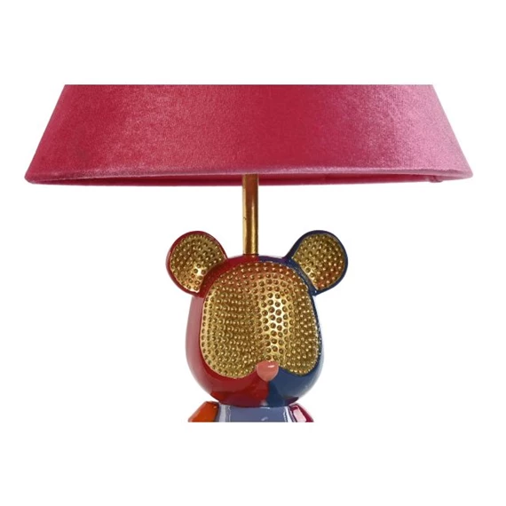 Lámpa asztali macival 26x26x37 cm