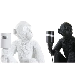 Lámpa asztali, majommal 33x32x31 cm 2 féle