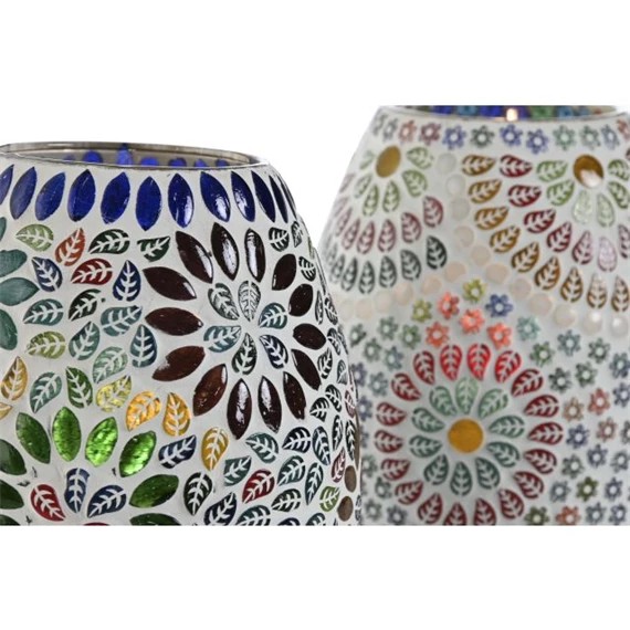 Lámpa asztali mintás 14x14x19 cm 2 féle