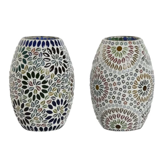 Lámpa asztali mintás 14x14x19 cm 2 féle