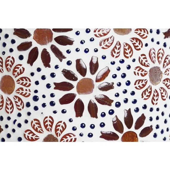 Lámpa asztali, mozaikos 17x17x44 cm 2 féle