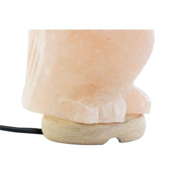 Lámpa asztali, sólámpa bagoly 14x14x18 cm