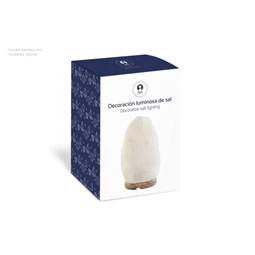 Lámpa asztali, sólámpa 12x9x18 cm