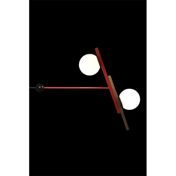 Lámpa mennyezeti, absztrakt 64x20x120 cm