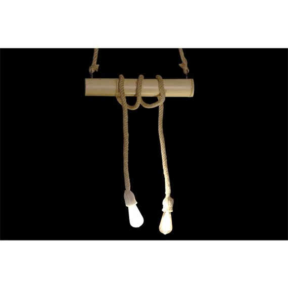 Lámpa mennyezeti, kötéllel 51x15x15 cm