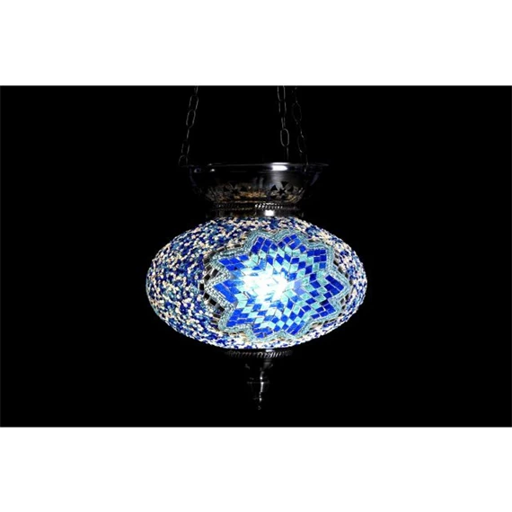 Lámpa mennyezeti, mozaikos 25x25x40 cm 2 féle