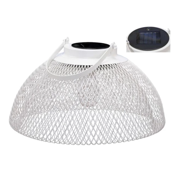 Napelemes lámpa búrával 35x20 cm