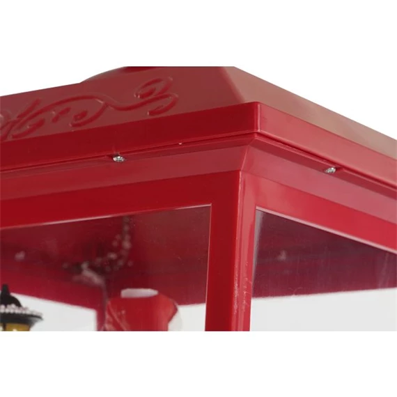 Lámpás LED-es zenélő, havazó 30x30x180 cm