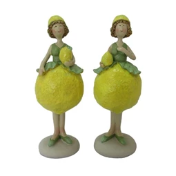 Lány citromszoknyában álló 4,5x4,5x13 cm 2 féle