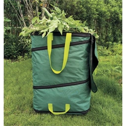 Lombgyűjtő zsák fedéllel, 175 L 50x50x50 cm