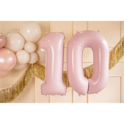 Lufi 0-ás szám fólia 72 cm világos rózsaszín