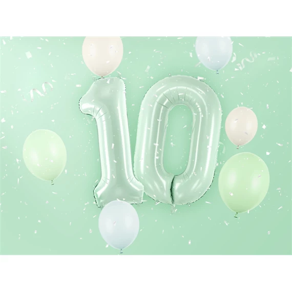 Lufi 0-s szám fólia 72 cm zöld