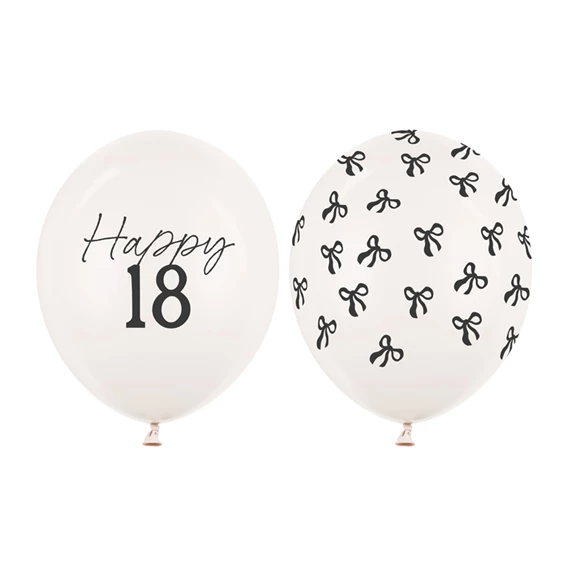 Lufi 18 db 30 cm pasztell törtfehér S/50