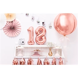 Lufi 1-es szám fólia 35 cm rózsaarany