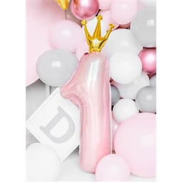 Lufi 1-es szám fólia 37x100 cm világos rózsaszín