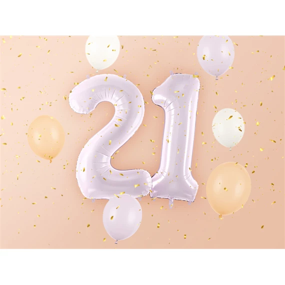 Lufi 1-es szám fólia 72 cm lila