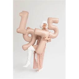 Lufi 1-es szám fólia 72 cm sötét bézs