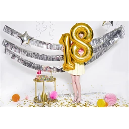 Lufi 1-es szám fólia 86 cm arany