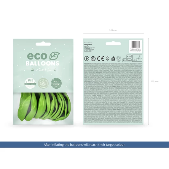 Lufi 26 cm pasztell zöld alma S/10