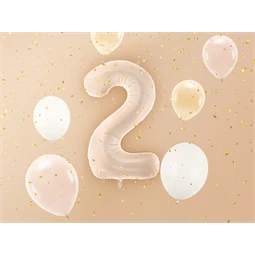 Lufi 2-es szám fólia 72 cm sötét bézs