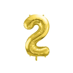 Lufi 2-es szám fólia 72 cm világos arany