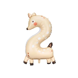 Lufi 2-es szám fólia őzike 65x102 cm mix