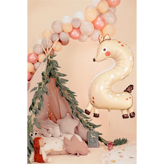 Lufi 2-es szám fólia őzike 65x102 cm mix