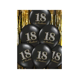 Lufi 30 cm 18 és briliáns pasztell fekete S/50