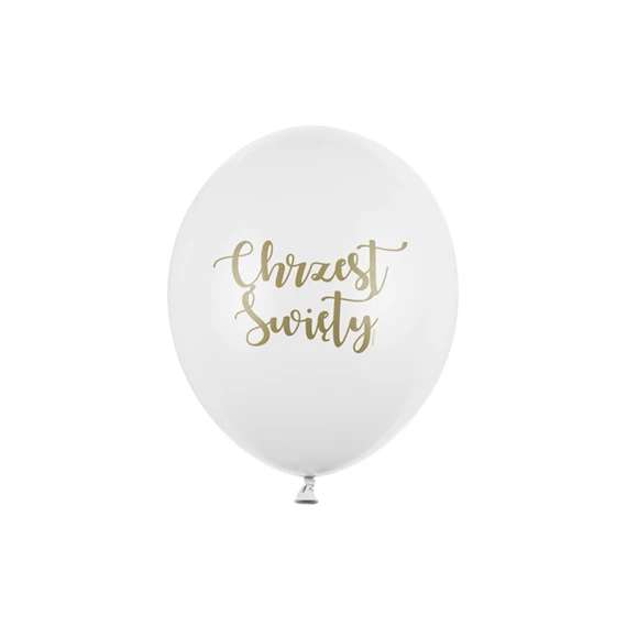 Lufi 30 cm chrzest swiety pasztell tiszta fehér S/50