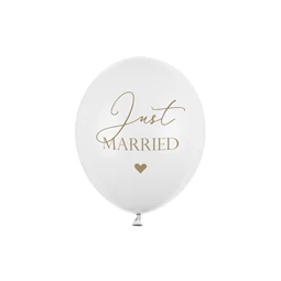 Lufi 30 cm csak házasok pasztell tiszta fehér S/6