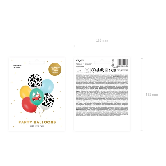 Lufi 30 cm farm mix S/6