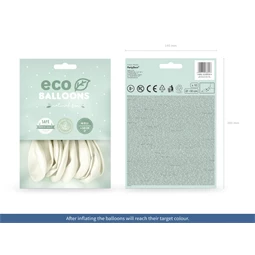 Lufi 30 cm fémes fehér S/10