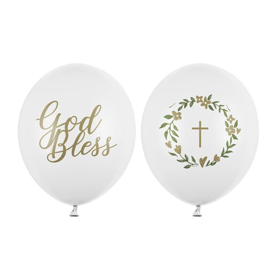 Lufi 30 cm isten áldjon pasztell tiszta fehér S/50