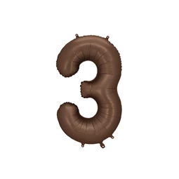 Lufi 3-as szám fólia 86 cm mokka