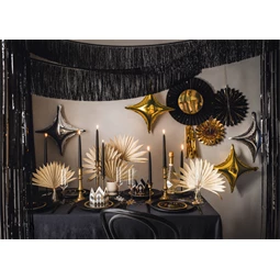 Lufi 4 ágú csillag fólia 45 cm ezüst