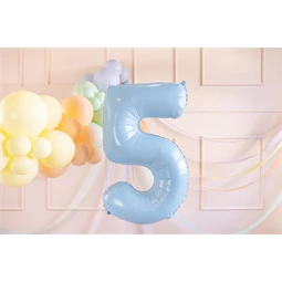 Lufi 5-ös szám fólia 72 cm világoskék