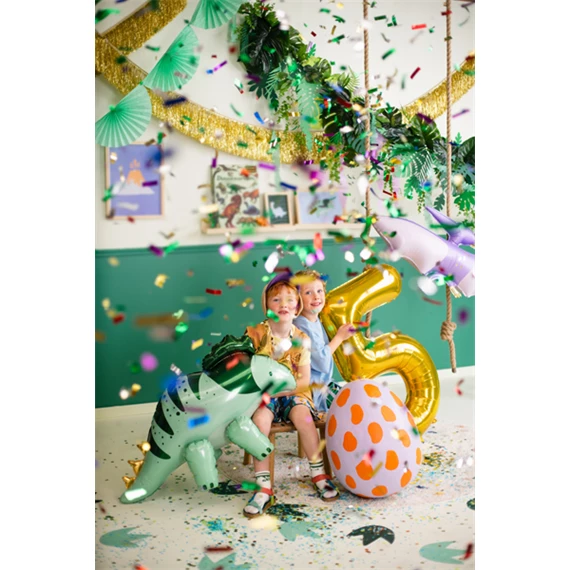 Lufi 5-ös szám fólia 86 cm arany