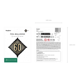 Lufi 60-as szám fólia 46x46 cm mix