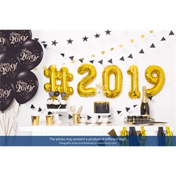 Lufi 6-os szám fólia 35 cm arany