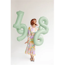 Lufi 6-os szám fólia 72 cm zöld