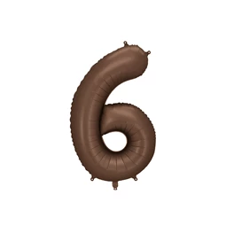 Lufi 6-os szám fólia 86 cm mokka