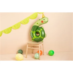 Lufi 6-os szám fólia teknős 75x96 cm mix