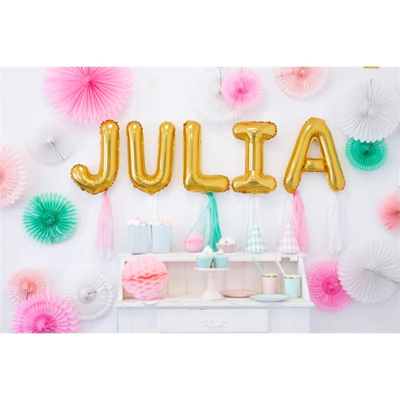 Lufi a betű fólia 35 cm arany