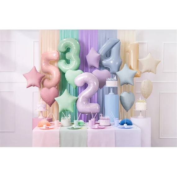 Lufi csillag fólia 48 cm lila