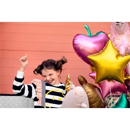 Lufi csillag fólia 70 cm arany