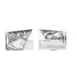 Lufi csillagok fólia 25 cm ezüst S/25