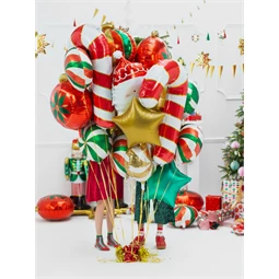 Lufi cukorpálca fólia 50x82 cm piros