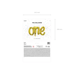 Lufi egyes fólia 66x37 cm arany